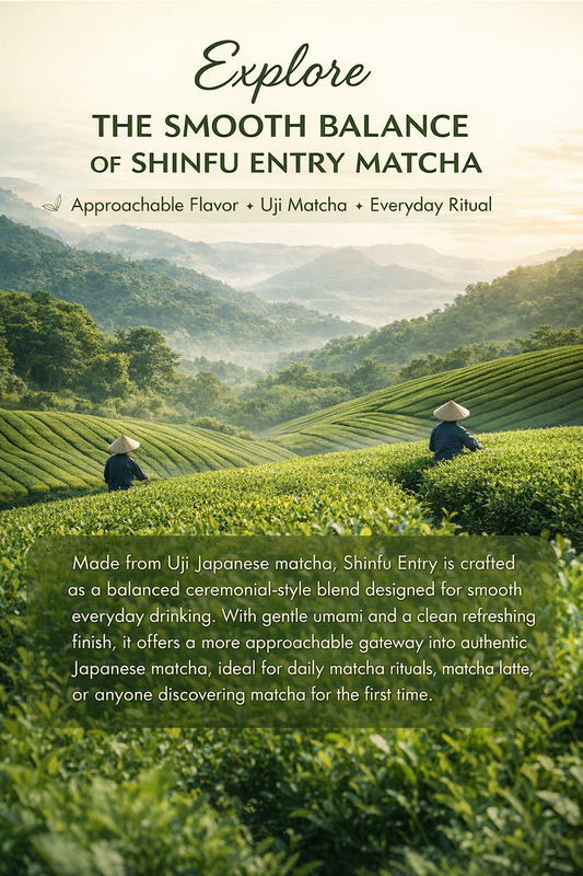 Shinfu Entry Matcha 50g – Uji Everyday Ceremonial Japanese Matcha
