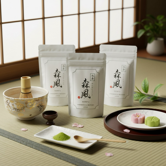 Ceremonial grade matcha powder
