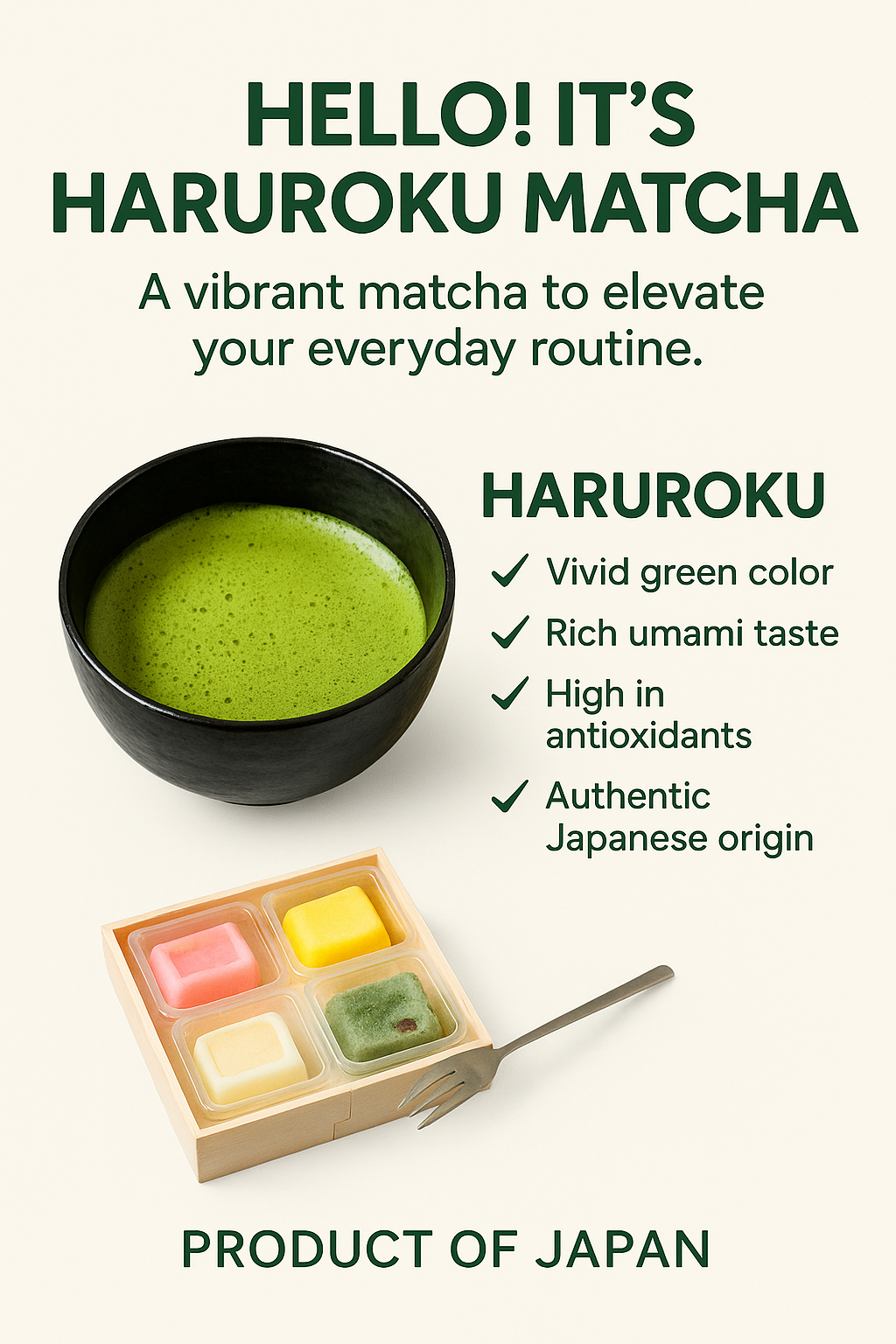Haruroku Japanese Matcha 100G – For Daily Lattes