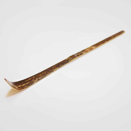 Chashaku (Matcha Scoop) – Handcrafted Dark Bamboo | Japanese Tea Ceremony Tool
