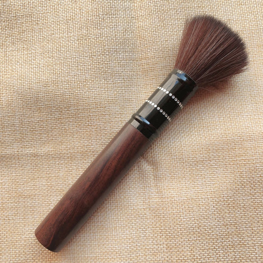 Matcha Powder Brush – Red Bristle Duster (18 cm) | Tea Ceremony Tool