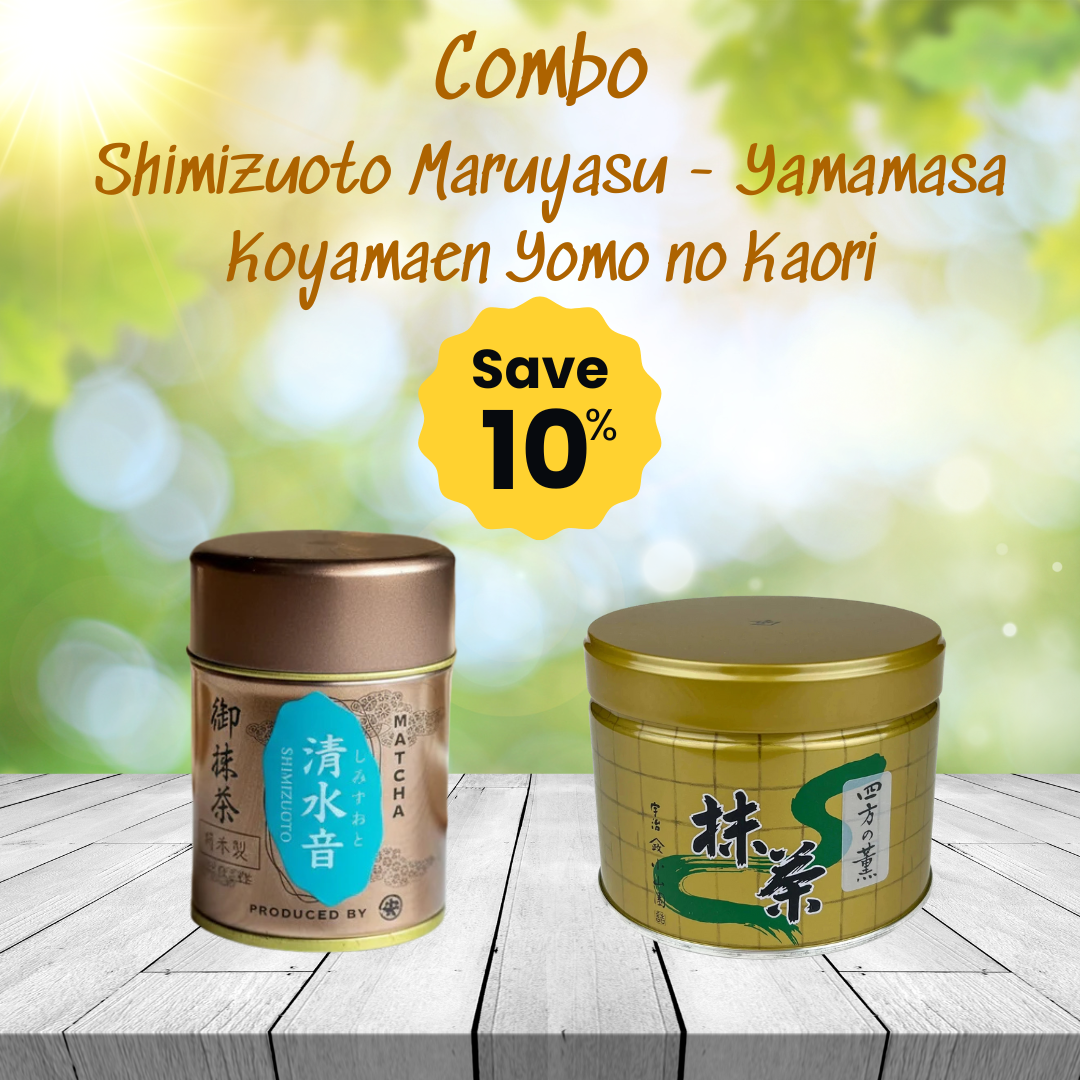 Yamamasa Koyamaen Yomo no Kaori 150g & Shimizuoto 30g Matcha Combo – Daily & Ceremonial Uji Matcha Set