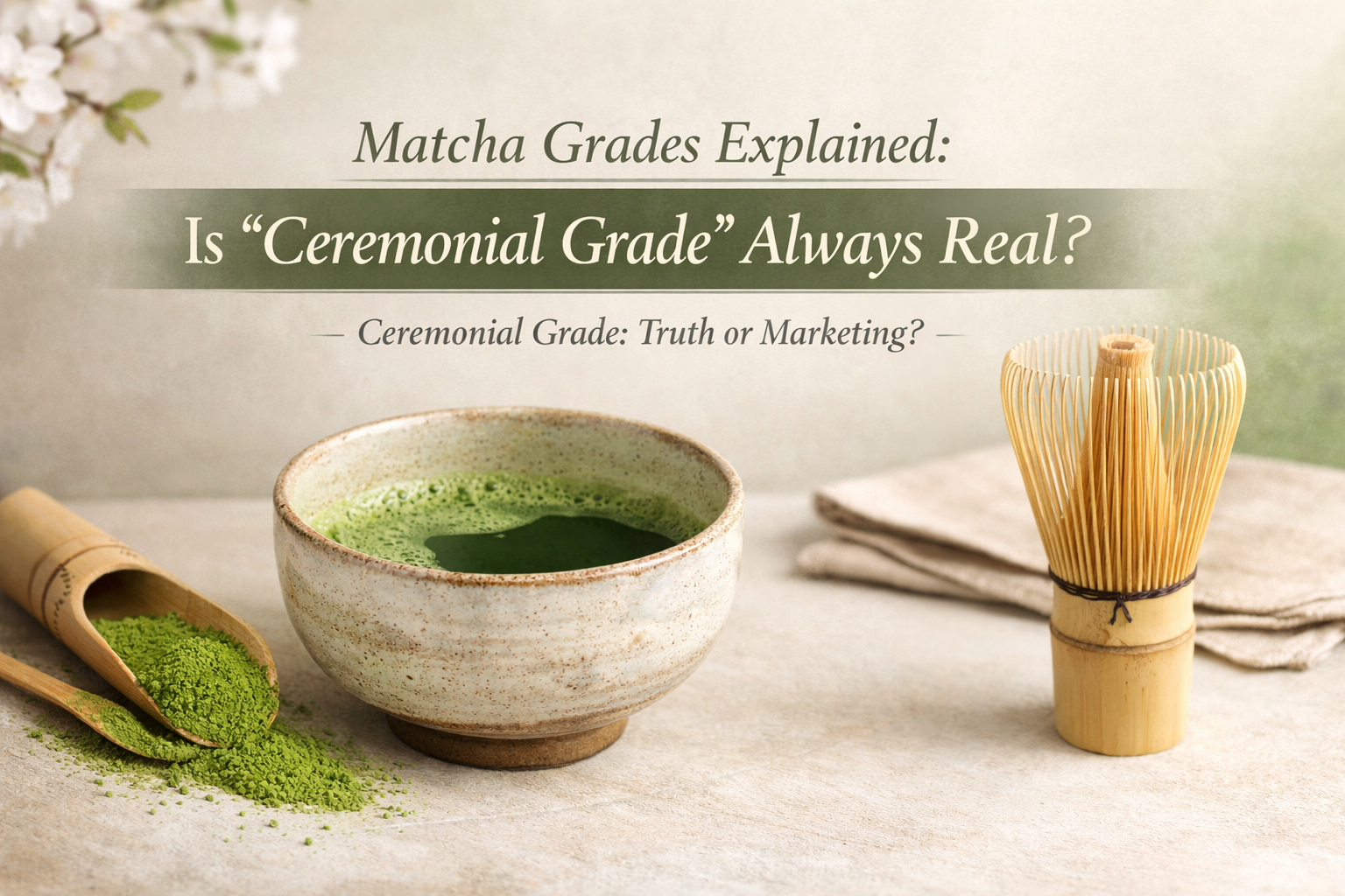 Matcha Grades Explained: Is “Ceremonial Grade” Always Real? – Senchoju