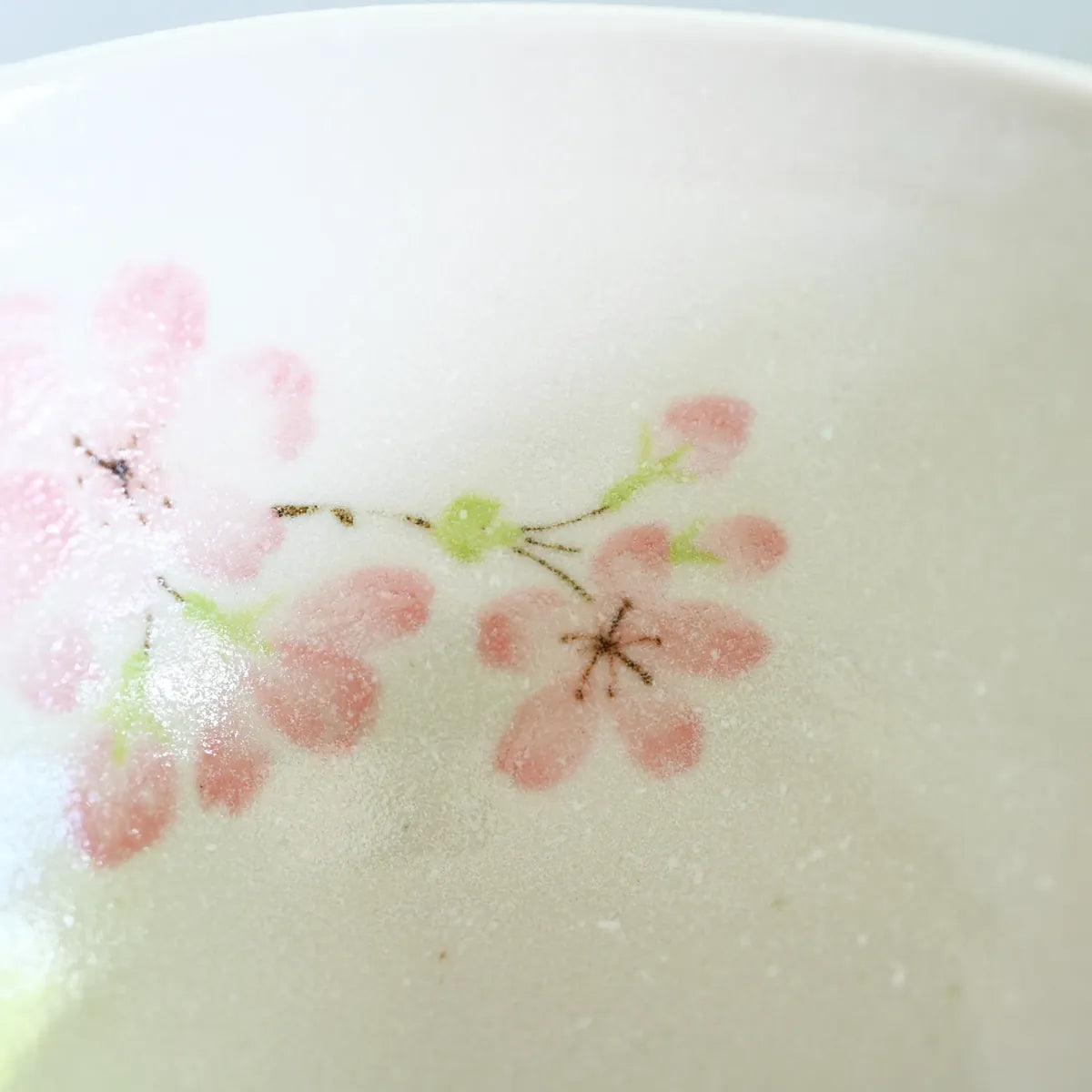 Rikyū Chawan Sakura – Handmade Japanese Matcha Bowl | Cherry Blossom Tea Bowl