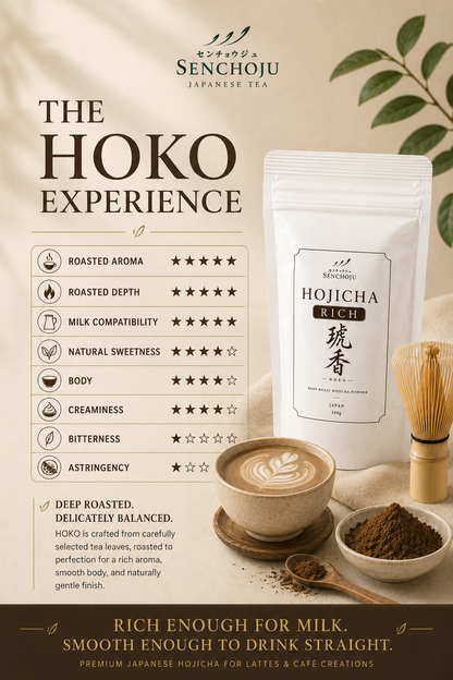 Senchoju Hojicha Rich – Hoko - Premium Japanese Hojicha Powder (100g)