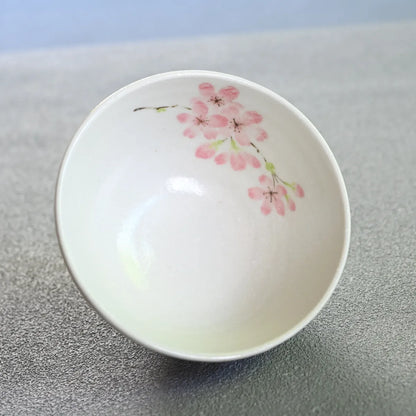 Rikyū Chawan Sakura – Handmade Japanese Matcha Bowl | Cherry Blossom Tea Bowl