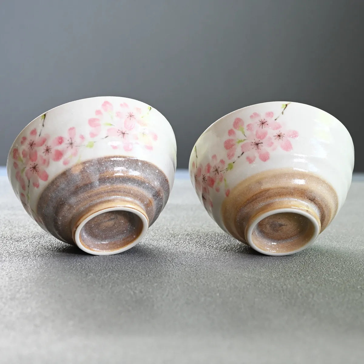 Rikyū Chawan Sakura – Handmade Japanese Matcha Bowl | Cherry Blossom Tea Bowl