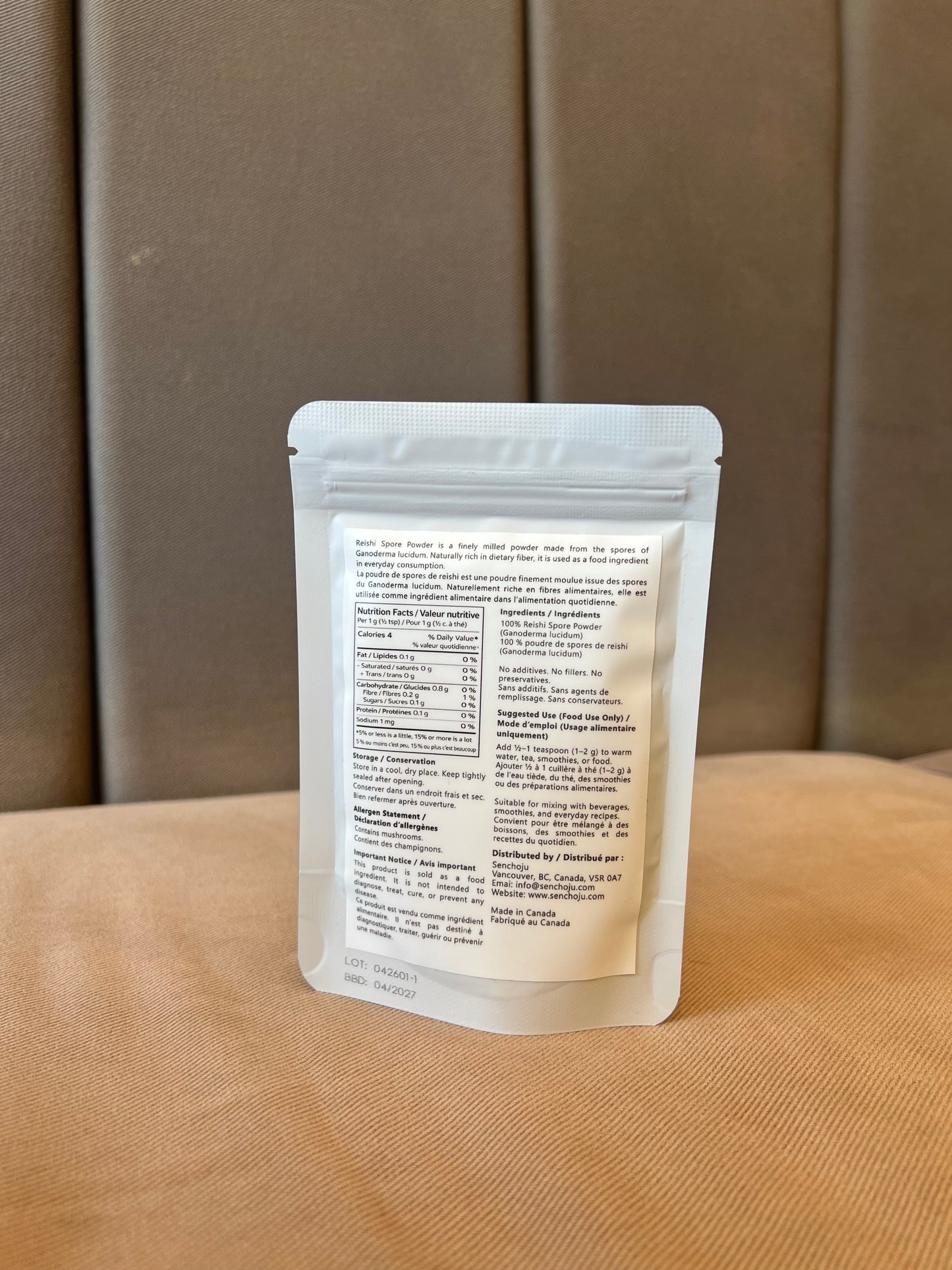 Senchoju Reishi Spore Powder 100g