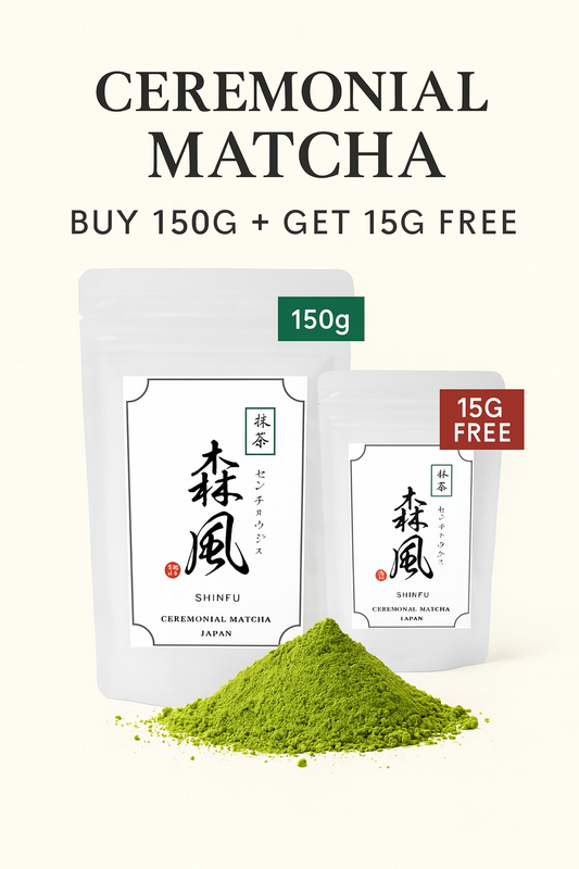 Shinfu Ceremonial Matcha 150g +15g Bonus (Limited Edition)