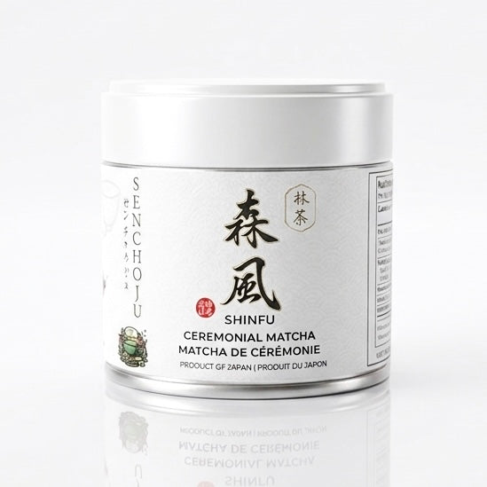 Senchoju Matcha Starter Set | Shinfu Ceremonial Matcha + Chasen