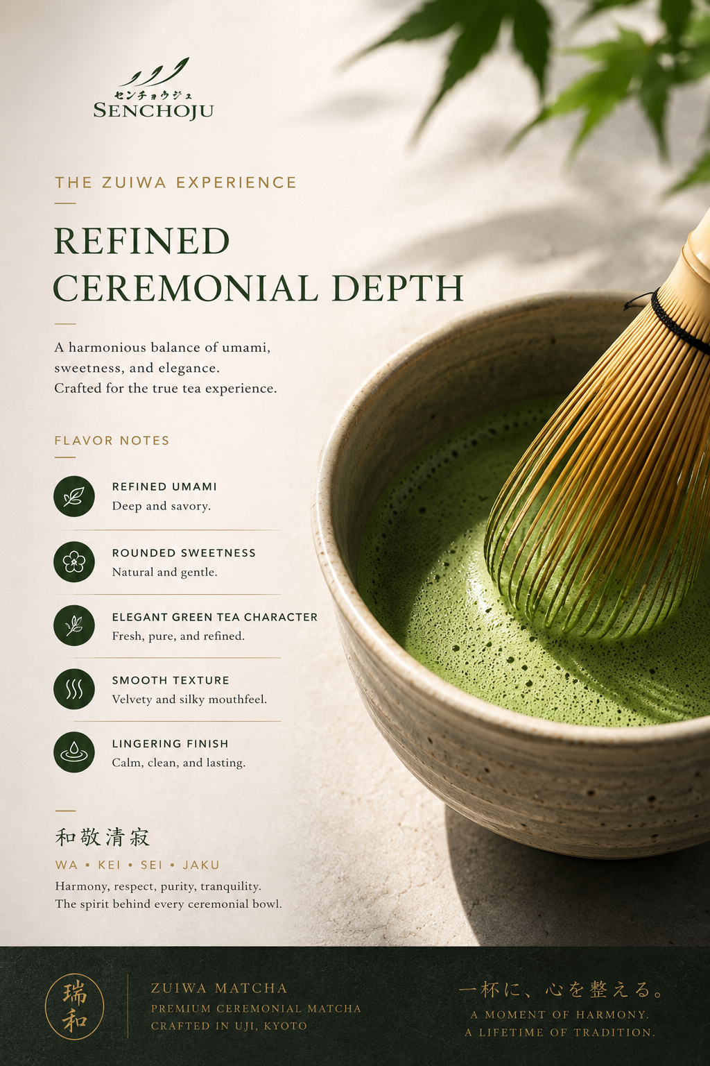 ZUIWA 瑞和 30g can – Premium Ceremonial Matcha from Uji (Copy)