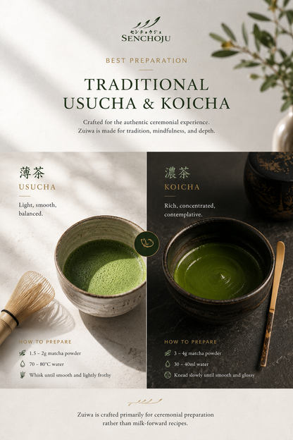 ZUIWA 瑞和 30g can – Premium Ceremonial Matcha from Uji (Copy)