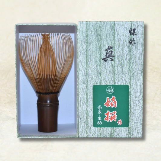 Takayama Chasen – Handcrafted Black Bamboo Matcha Whisk (Nara, Japan)